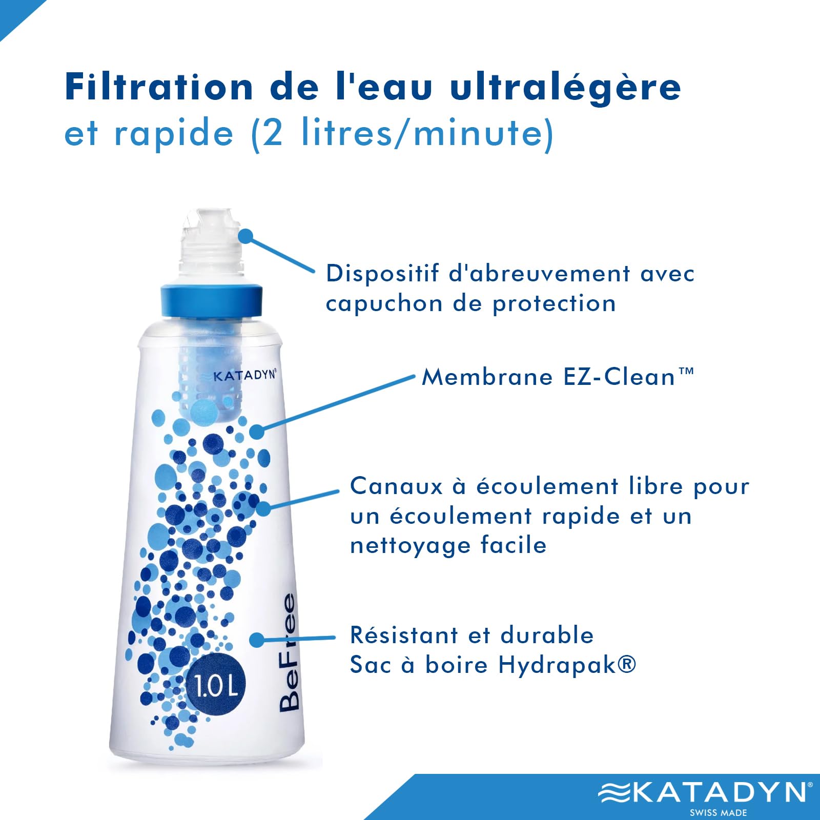 Katadyn Outdoor Wasserfilter BeFree 1 L