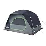 Coleman Skydome Camping Tent with 5 Minute Setup, 2/4/6/8 Person Weatherproof Tent with Rainfly & Carry Bag, 20% More Headroom Than Traditional Canopies