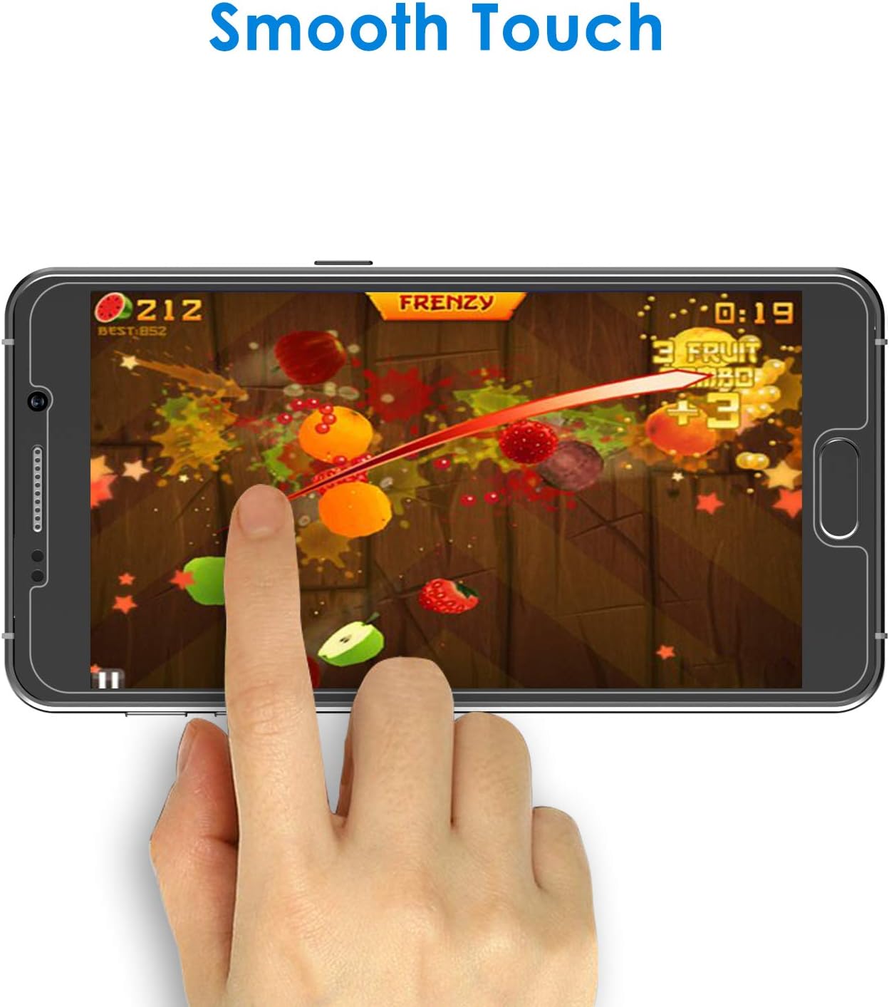 JETech Screen Protector for Samsung Galaxy Note 5, PET Film, 3-Pack