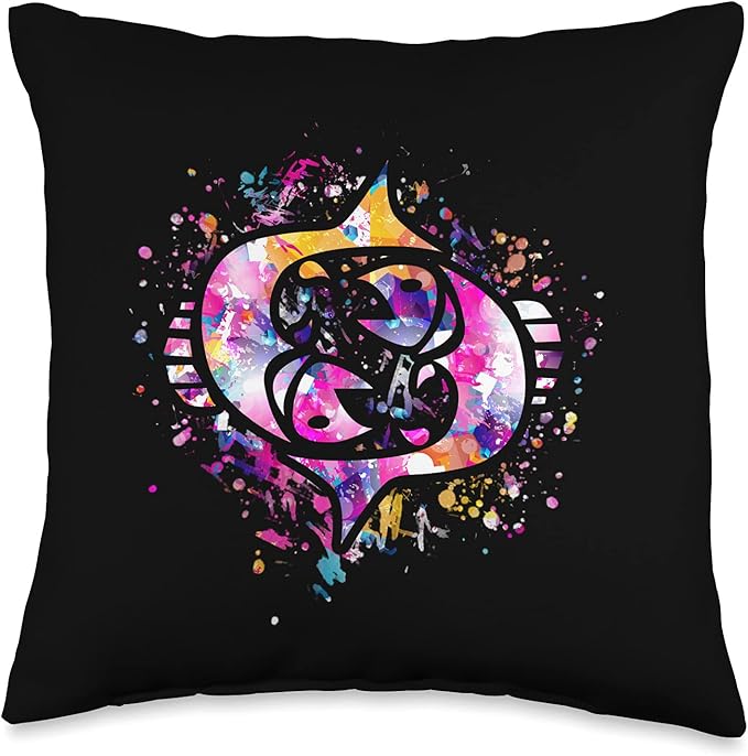 Pisces - Zodiac Star Sign - Astrology Throw Pillow