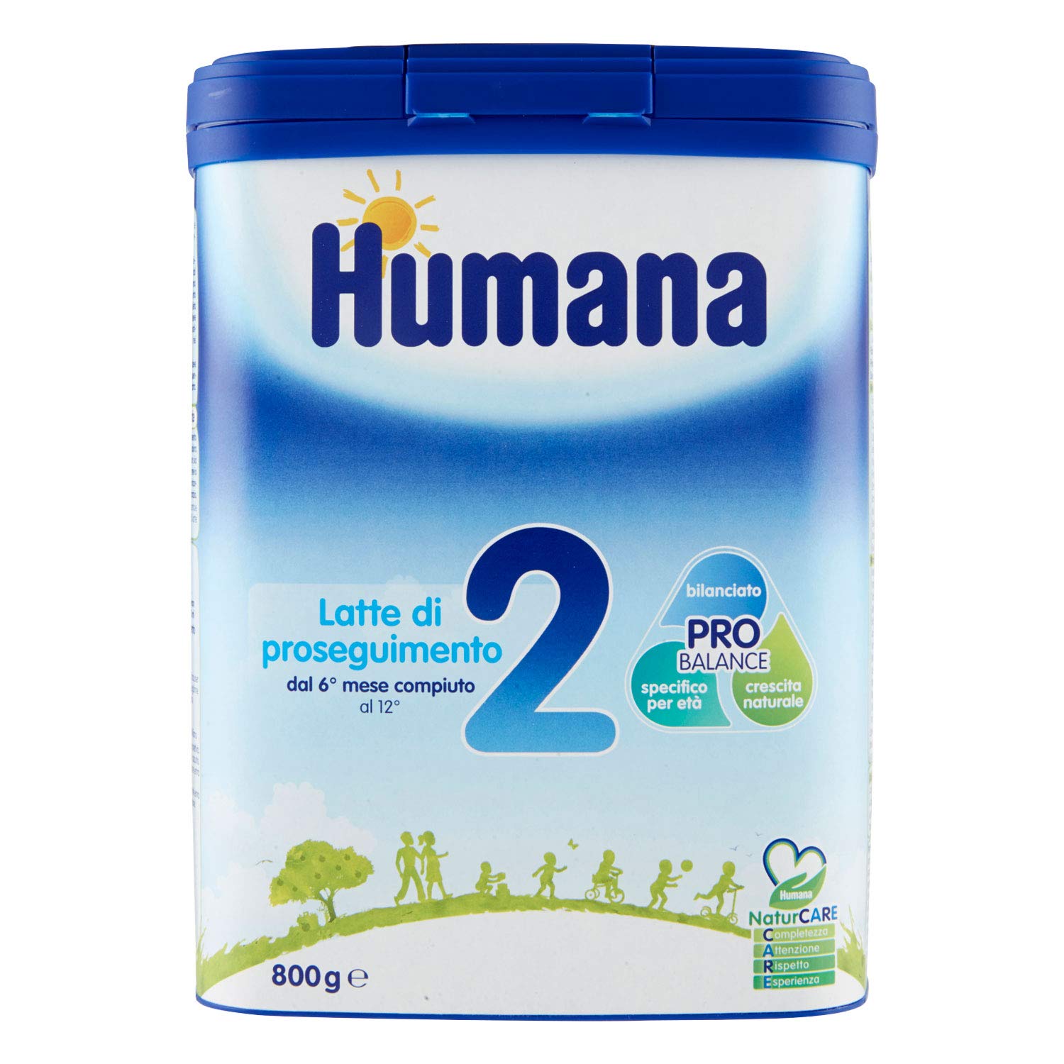 Humana Latte Integratore Alimentare Di Proseguimento In Polvere, 6 Mesi, No 2, Pro Balance Color Standard 800 Gr
