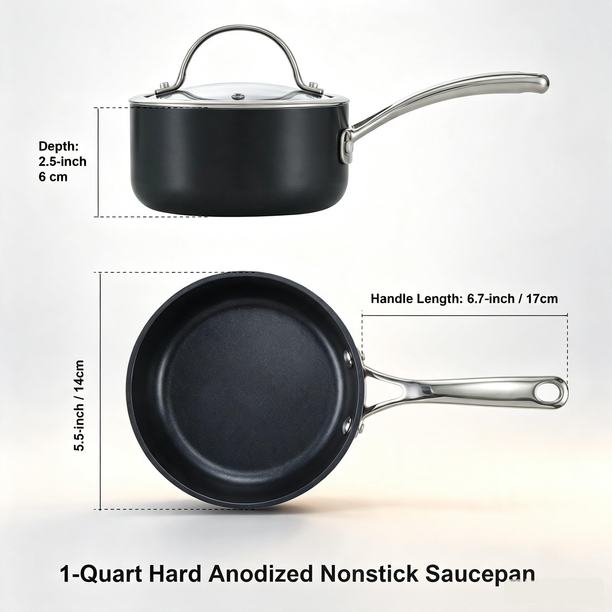 Cooks Standard 1-Quart Nonstick Saucepan -2
