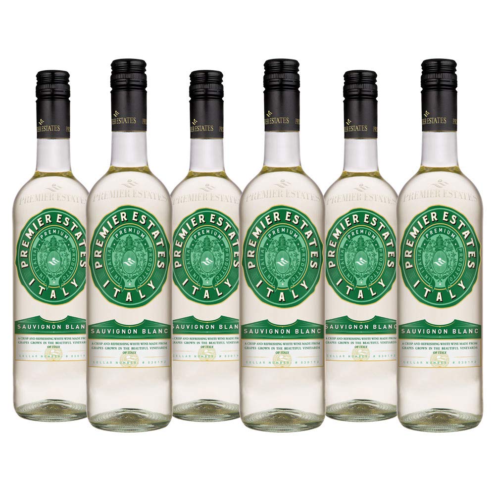 Premier EstatesSauvignon Blanc | Italian White Wine | Case of 6 x 75cl Bottles
