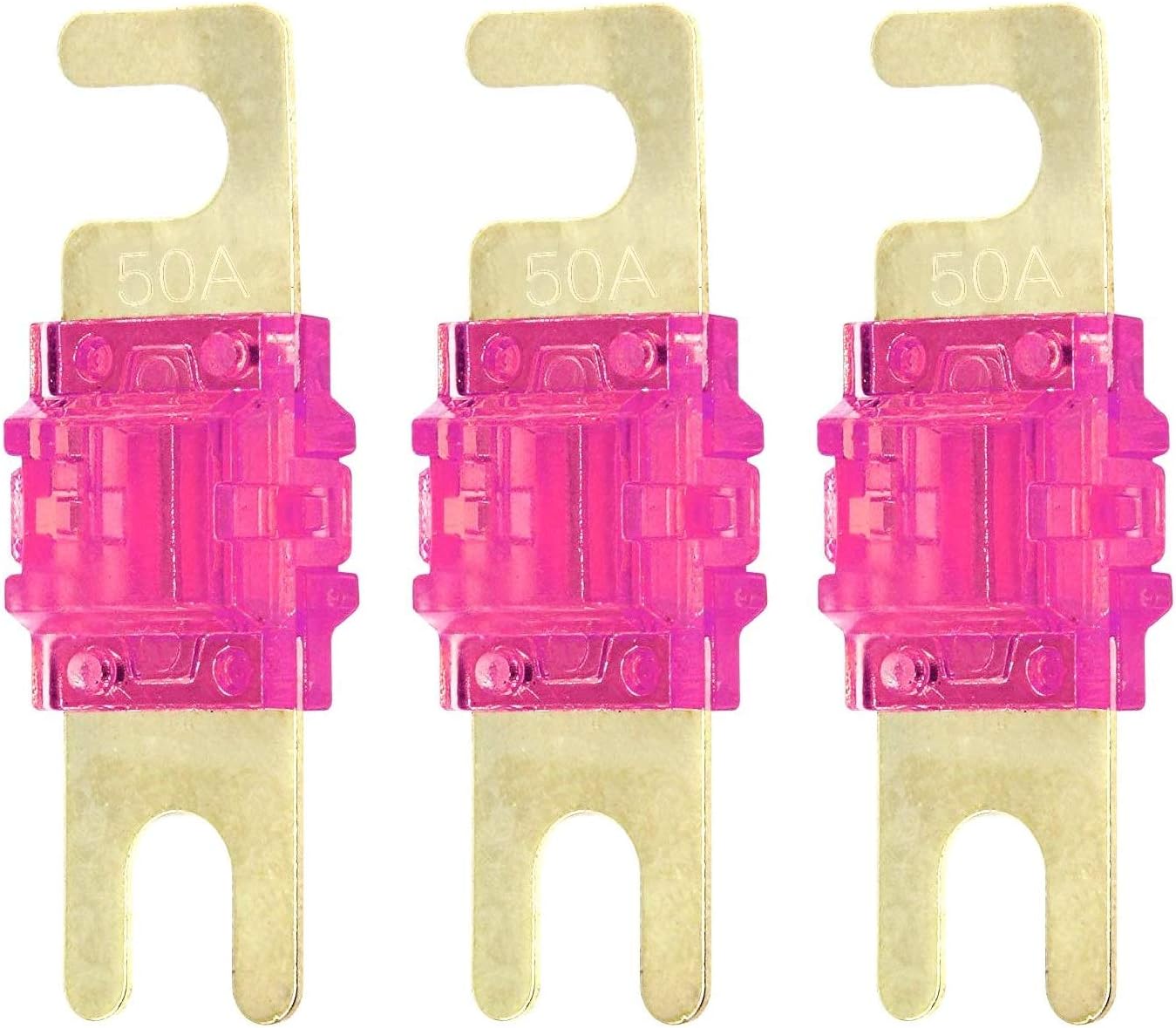 Mini ANL 40 Amp Fuse For Automotive Marine Audio Video System Electronics Fuse 3 Pack (40A)