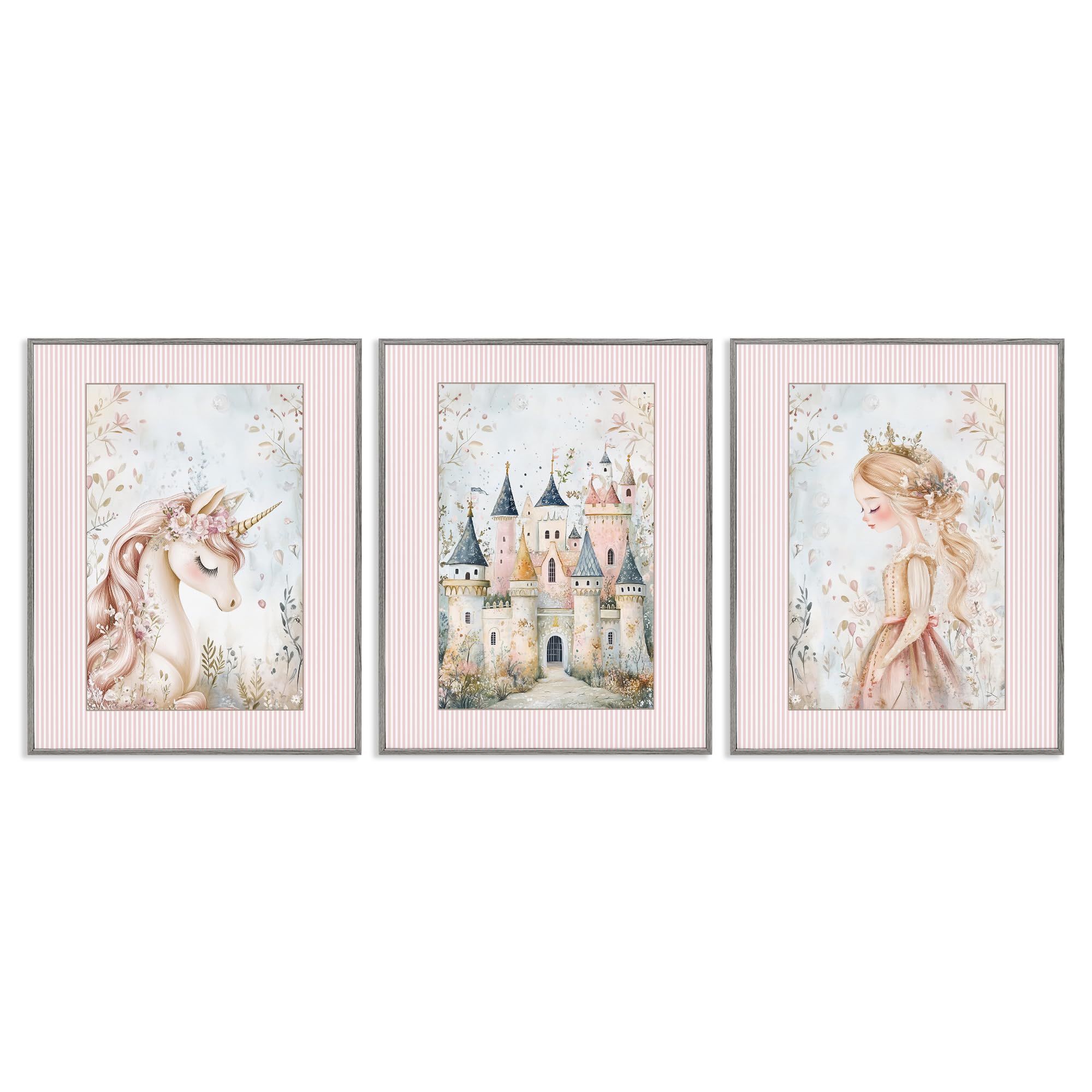 Fantasy Enchanted Dreams, 16 x 20 Inch Framed Giclée Print Set