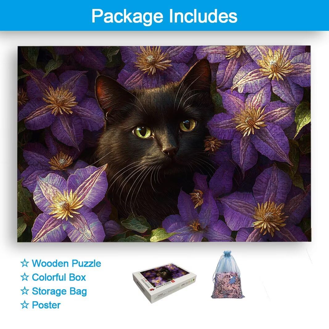Puzzle 3000 Pièces Adultes, Puzzle 3000 Pieces Chat, Cadeau Femme -2188