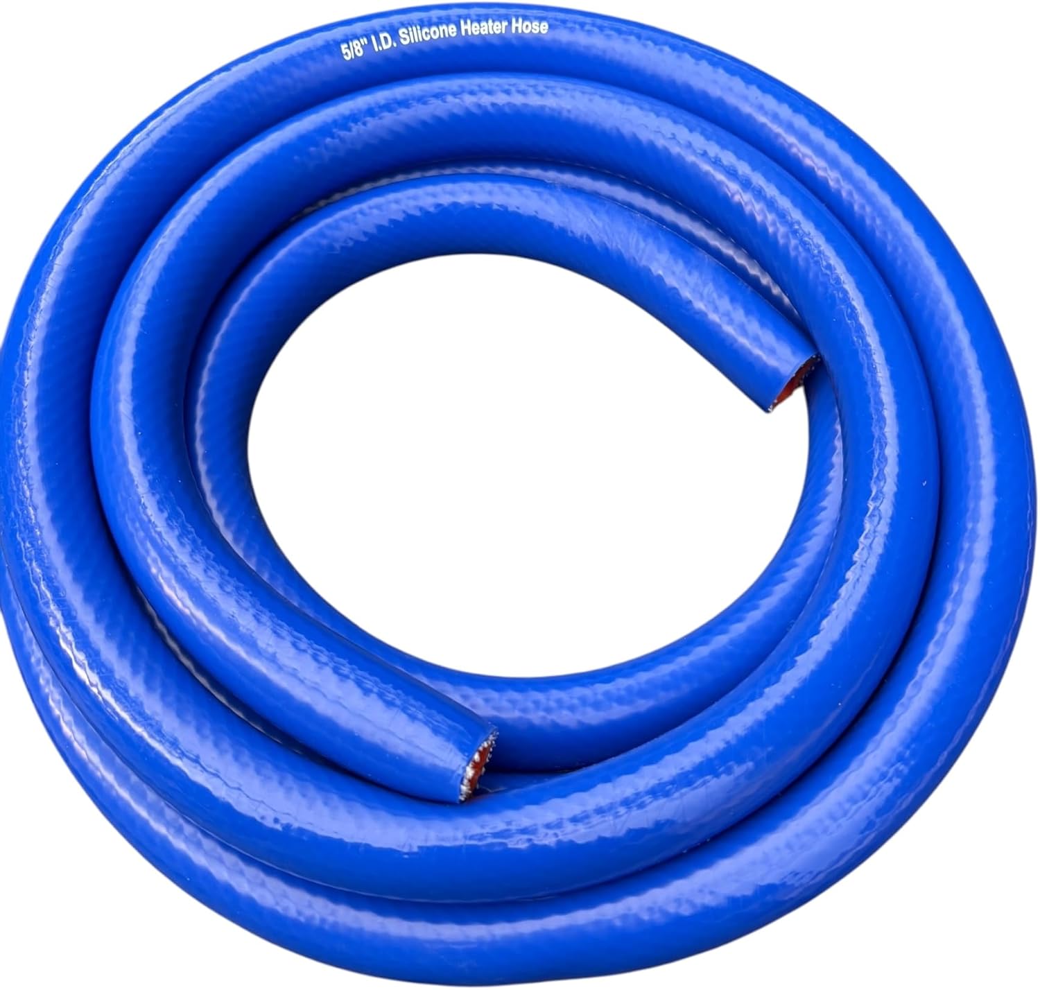 5/8" Silicone Heater Hose 10ft Roll – High-Temperature, Flexible, Durable, Multi-Purpose Automotive & Industrial Hose – Blue/Orange