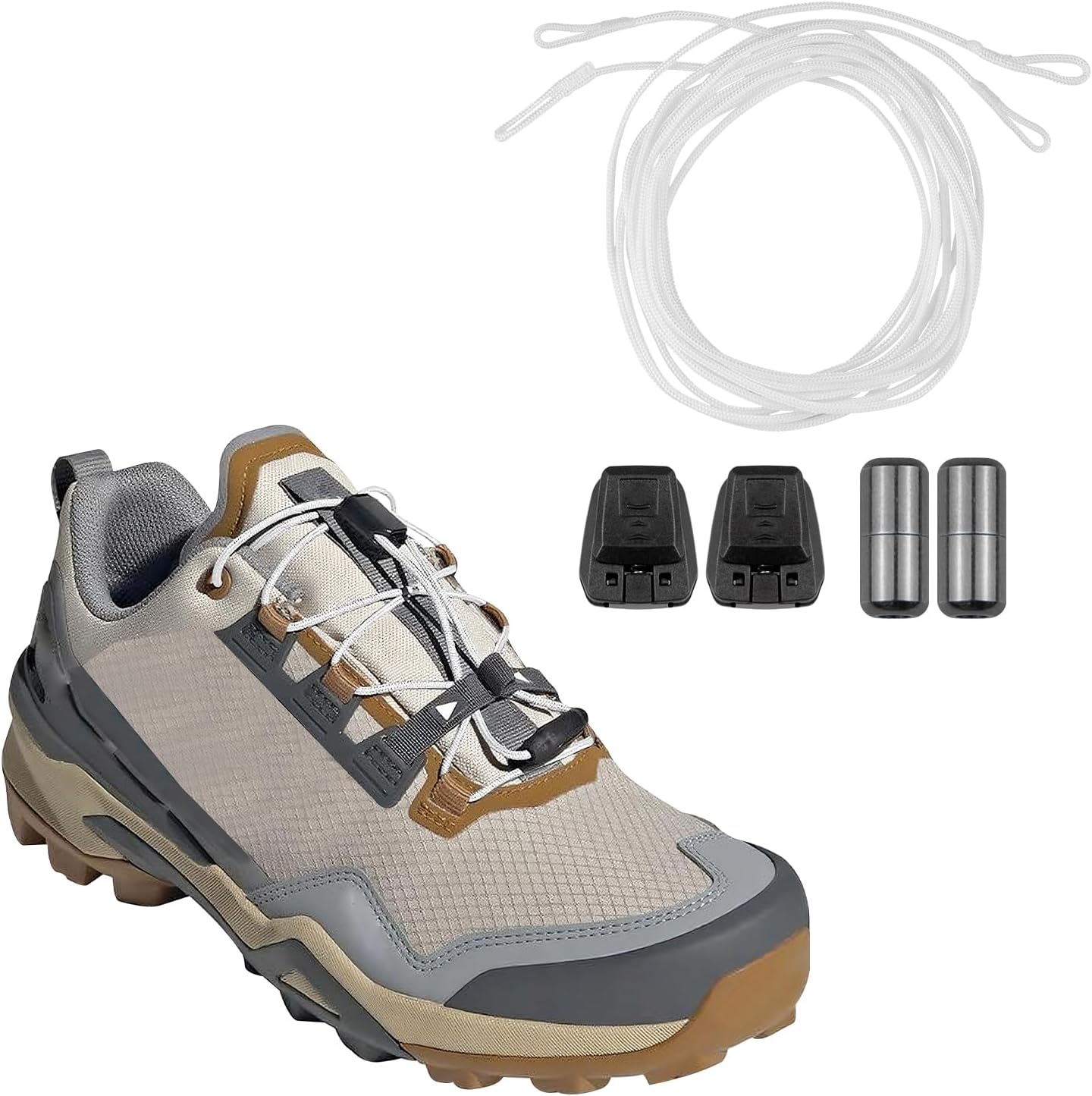 Endoto Shoelace Kit for Adidas Terrex, No Tie Shoe laces Strings Replacement for Shoes