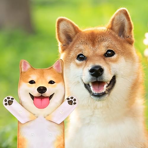 Miniatura 3 de AGRIMONY Shiba Inu Dog - Divertidas toallas de mano para cocina y baño, regalos para mujeres, perros, papá, regalos para hombres, Día de la Madre,