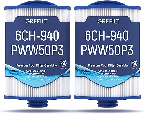 Miniatura 8 de Cartucho de filtro de piscina tipo D, repuesto para bomba de piscina Summer Waves RX600, compatible con Summer Escapes, Summer Waves P57100102,