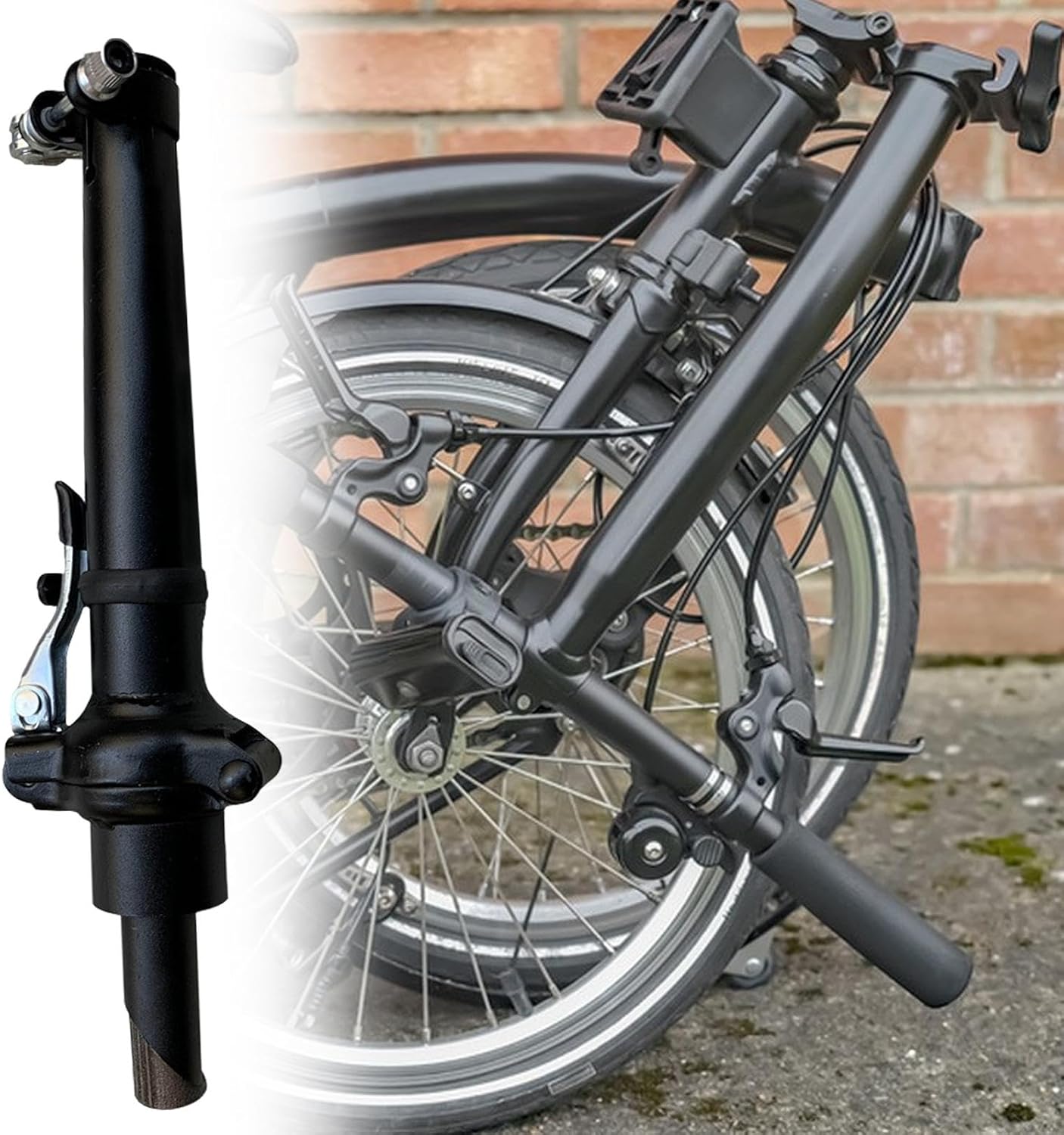 Folding Stem Bicycle Stem Adjustable Bicycle Accessories for Handlebar for Outdoor