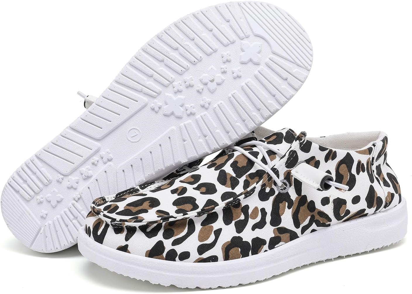 Womens Loafers Women Shoes Casual Slip-On Canvas Shoes Breathable Lightweight Boat Shoes for Women