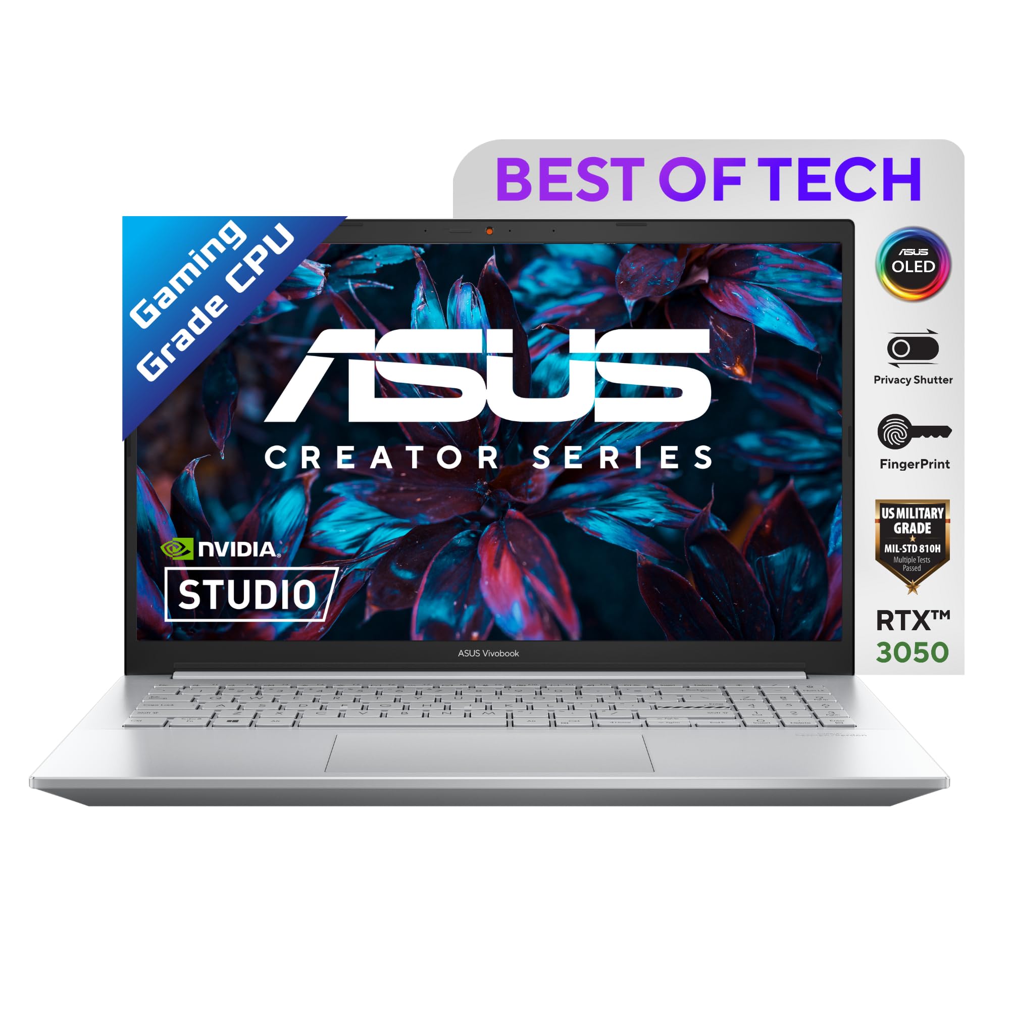 ASUS Vivobook Pro 15 OLED, AMD Ryzen 5 5600H, 15.6