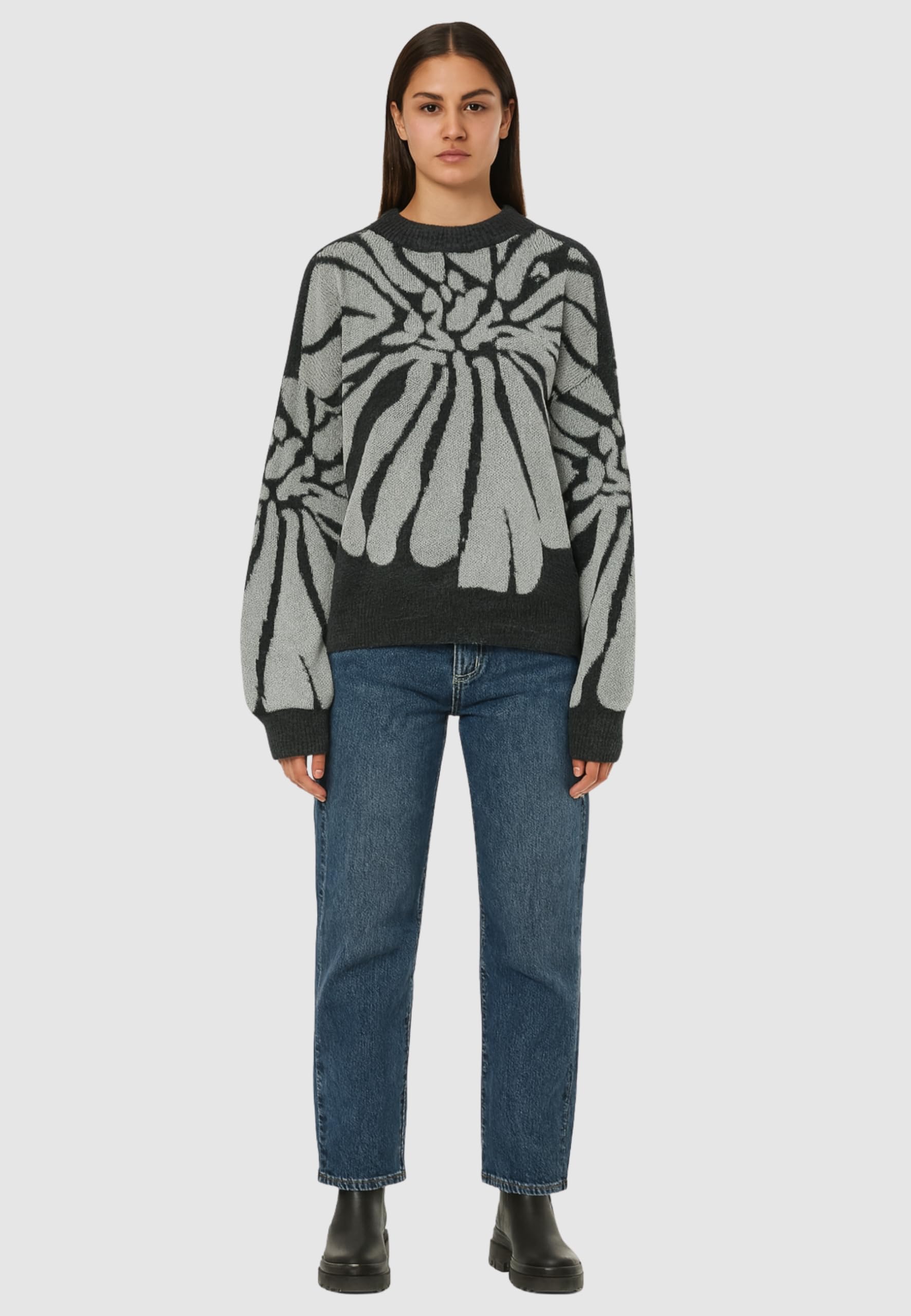 VERO MODA Damen Vmtari Shine Ls O-Neck Pullover Boo