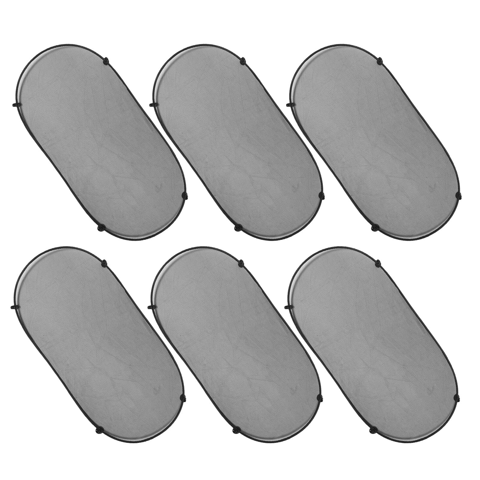 Tendine Parasole per Finestrini Auto a Rete con Ventose 6 Pezzi Copertura per Finestrini Posteriori e Lunotto Posteriore Protezione UV e Privacy per Suv Camion e Automobili