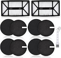 Vista 1 de Filtro de repuesto para aspiradora Bissell CleanView 2492 2488 2486 2494 2487 2492 2491 2484 PowerClean Rewind para mascotas, 4 espuma + fieltro + 2