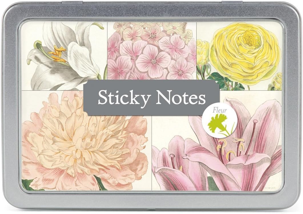 Fleur Sticky Note Set, 480 Assorted Notes