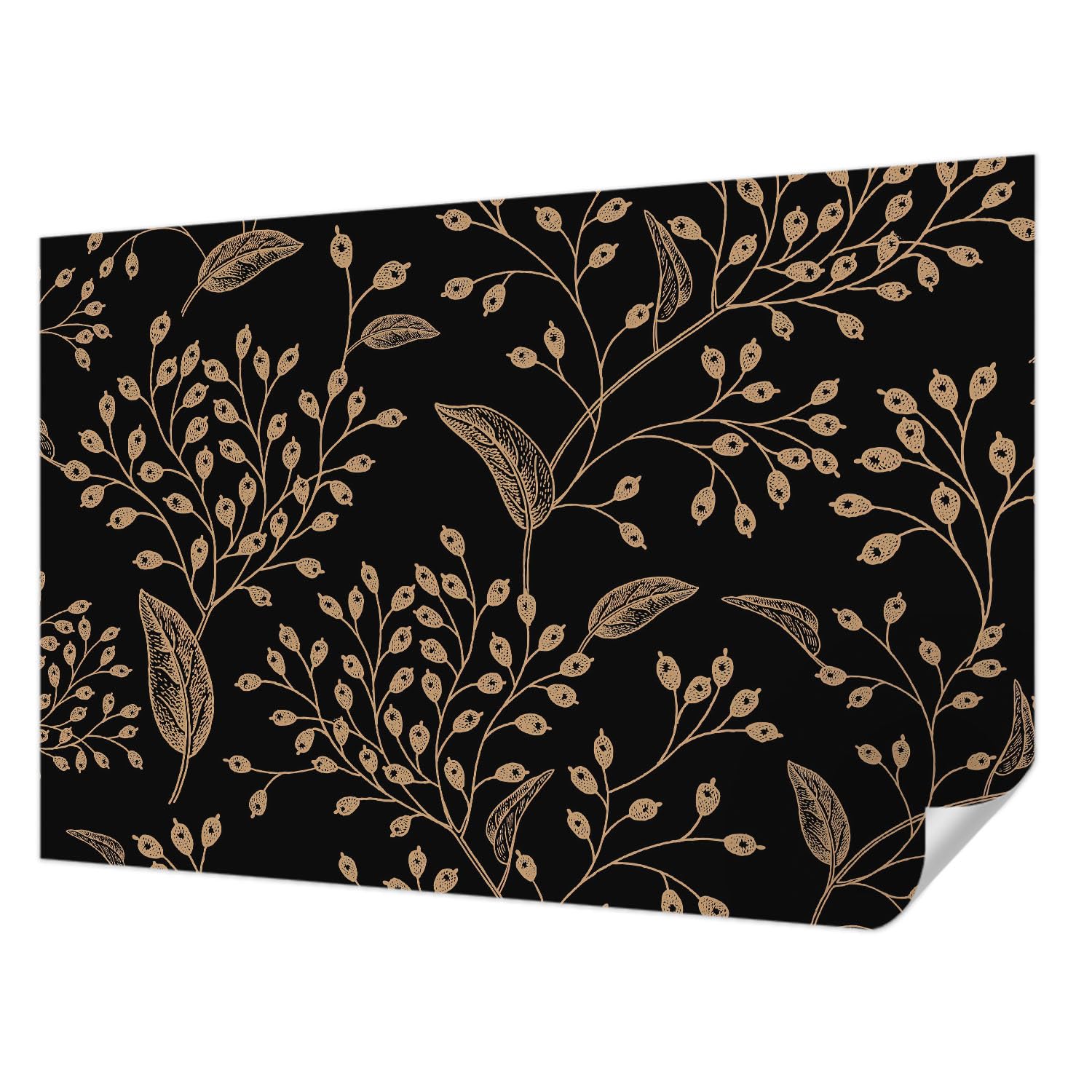 Papier peint adhésif moderne élégance botanique pour créer un coin nature dans votre chambre