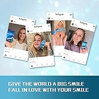 Vista 7 de Tira de blanqueamiento de dientes, 14 tratamientos, tiras blanqueadoras para personas sensibles, eliminación rápida de fumar, café, manchas de vino