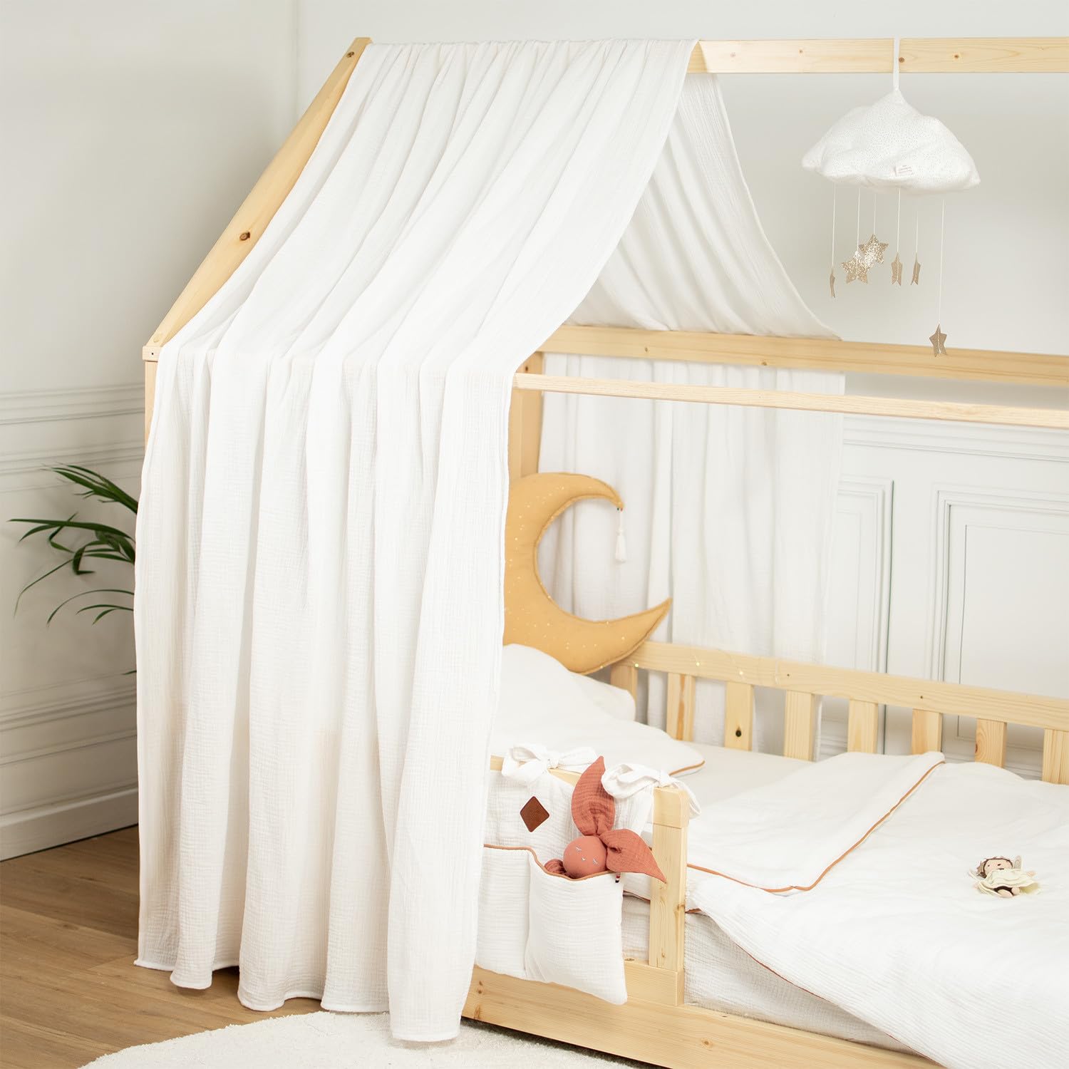 Sevira Kids - Piumino in garza di cotone - pronto a dormire, Jeanne