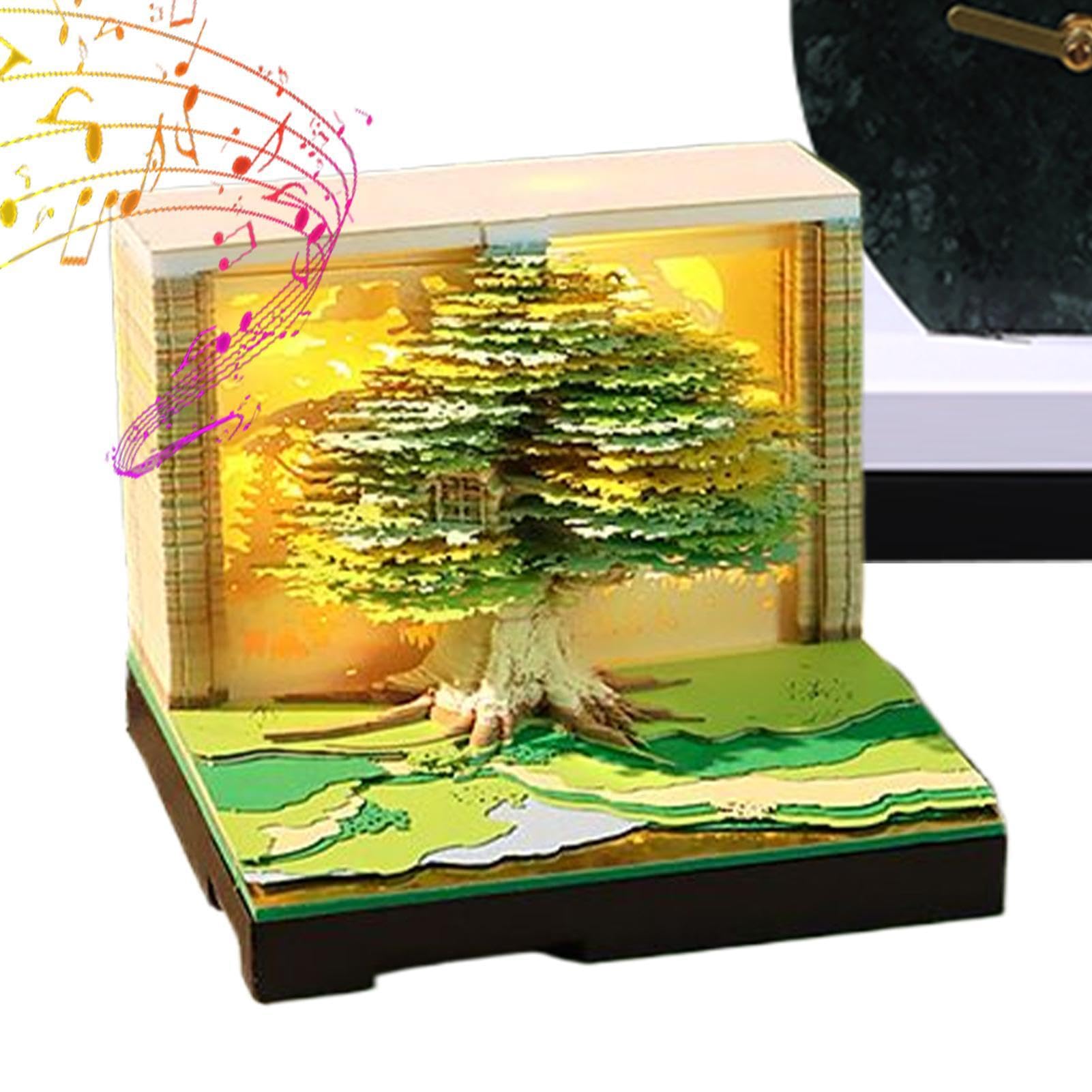 Calendario 3D 2026 Musicale, Wireless | blocco note scultura di carta Strappabile, Decorativo Per Ufficio, Scrivania, Scuola, Studenti Universitari, Insegnanti,