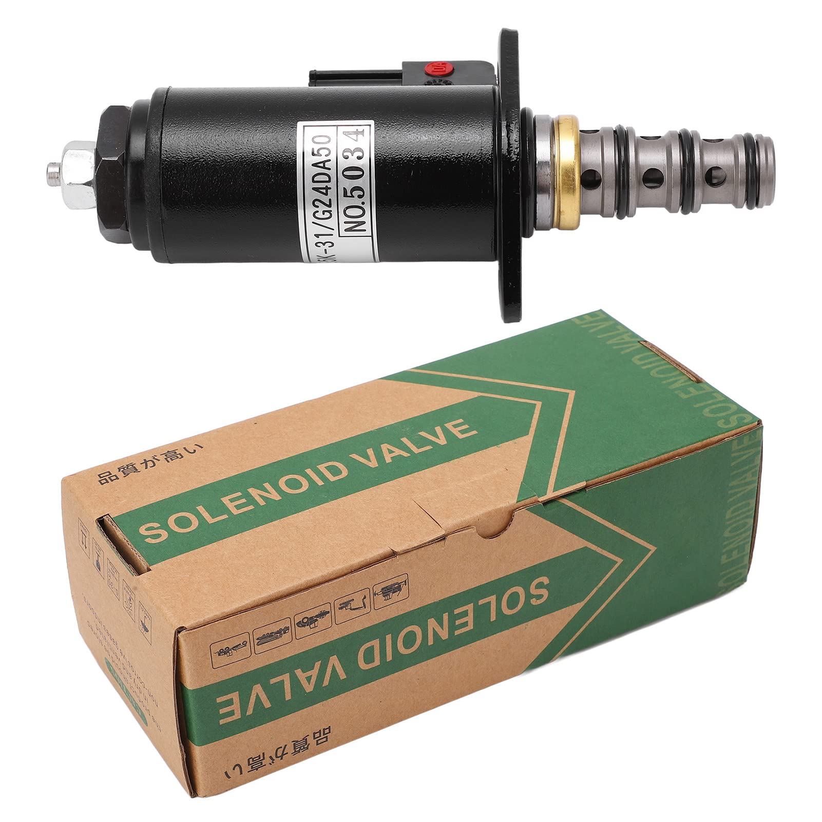 Électrovanne en acier pour pompe hydraulique robuste de SK200 SK130 8