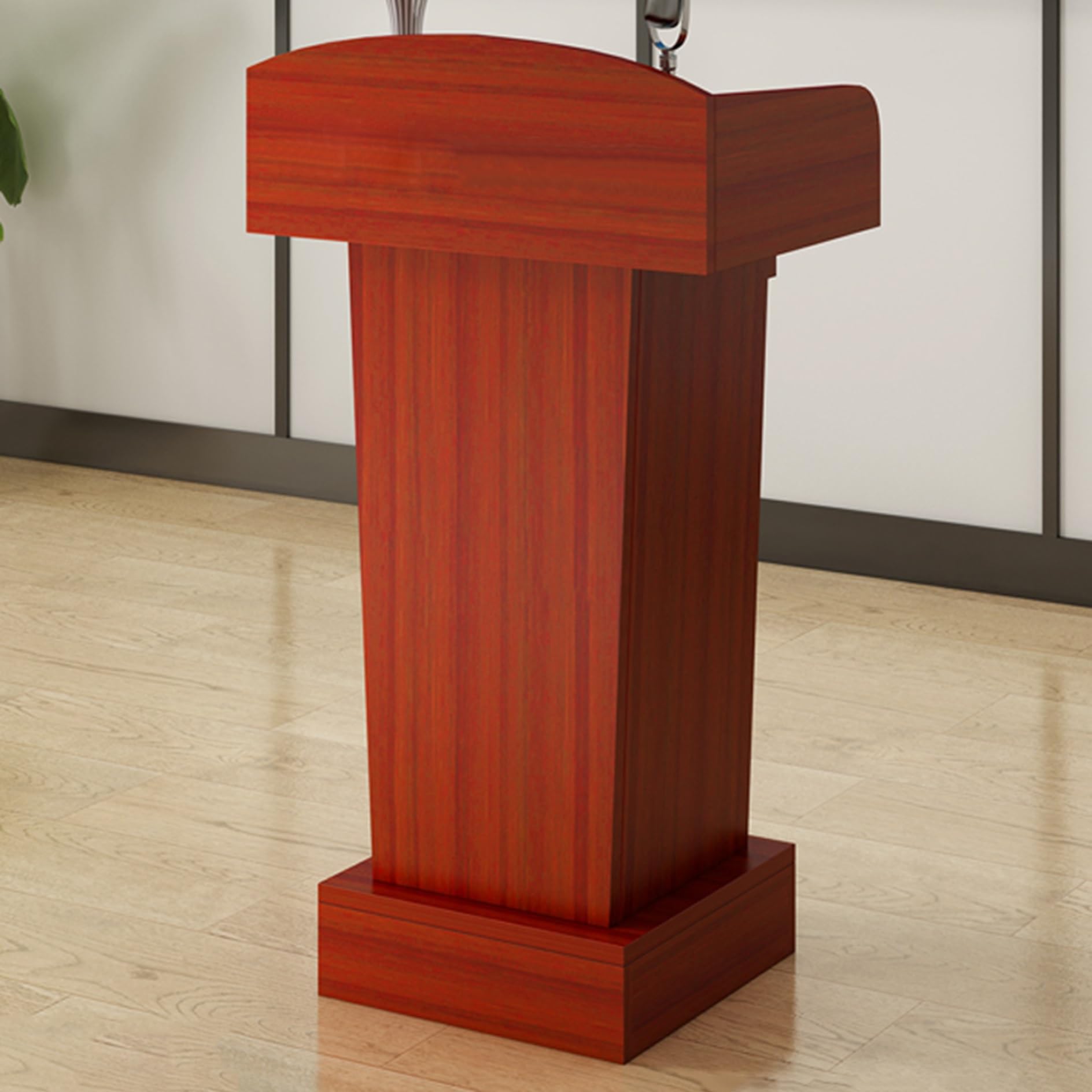 Mesa de recepción alta con soporte de podio Sto Ders para púlpito de iglesia, mostrador de caja registradora para tienda, ideal para bodas, conferencias, oficinas, bares