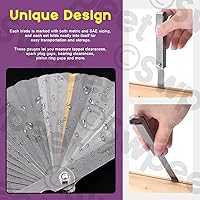 Vista 6 de Swpeet Juego de 4 piezas de herramientas de ajuste de válvulas, ajuste de tornillos de válvula de motor de motocicleta, incluye herramienta