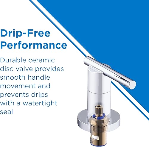 Miniatura 5 de Gerber Fontanería Parma Trim Line Grifo de lavabo generalizado de dos manijas