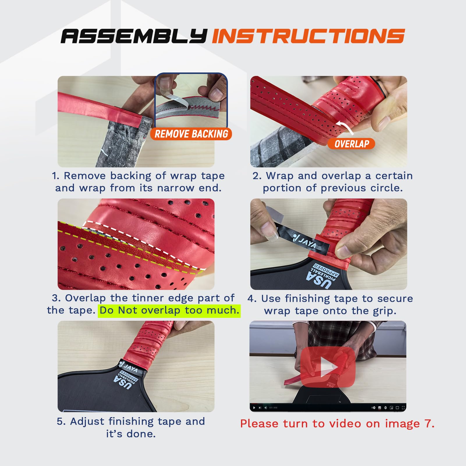 Paquete de 2 cintas de agarre de pala de pickleball, agarre que absorbe la humedad con agujeros ventilados para pickleball, tenis, raquetball y más, absorbe los golpes y es cómoda, color