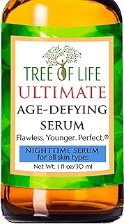 Tree of Life Anti-Aging Ultimate Nighttime Reset Facial Serum | Age Defying Face and Skin Care, 1 Fl Oz