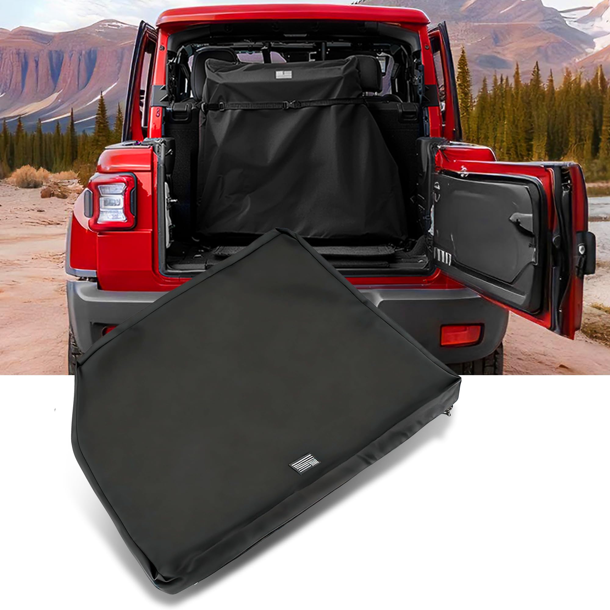 Freedom Panel US Flag Hard Top Storage Bag forAll 2007-2025 Jeep Wrangler JK JKU JL JLU Sports Sahara Freedom Rubicon Unlimited Gladiator JT 2-Door and 4-Door All Models
