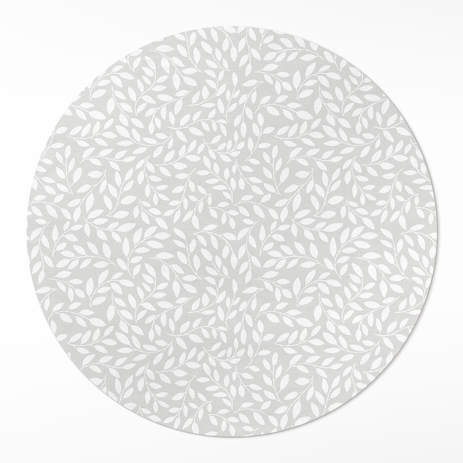 Tapis vinyle ø130 cm cuisine salon résistant à la rayure, tapis de sol rond entretien facile PVC