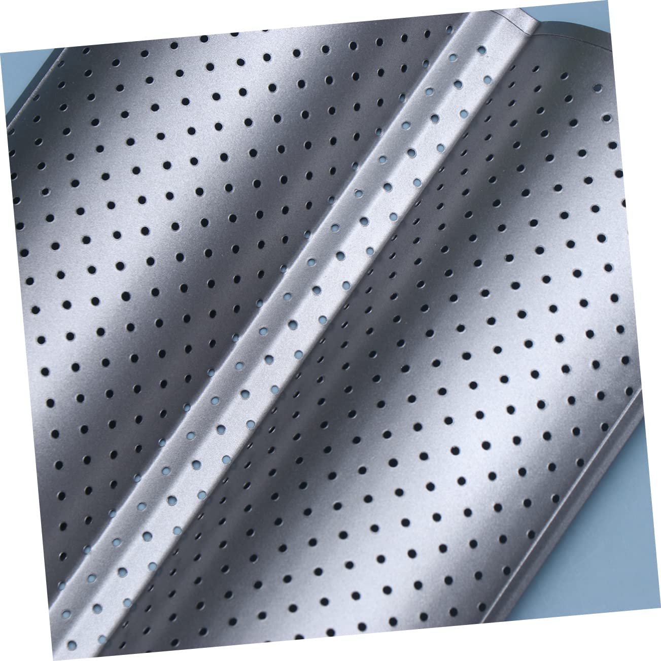 FUNOMOCYA Bread Loaf Pans for Baking Pc Non Stick Baking Sheets Wave Molds for French Bread