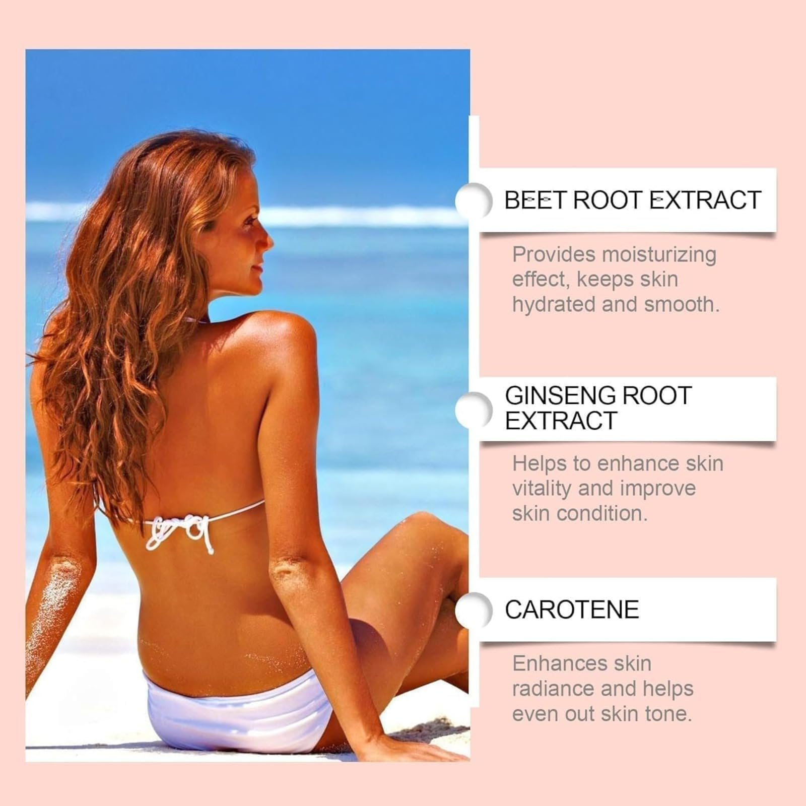 Sunless Tanning Drops Self Tan Drops for Face Body Tanning Accelerator Gradual Fake Tan Natural Glow No Sun Damage (5pcs)
