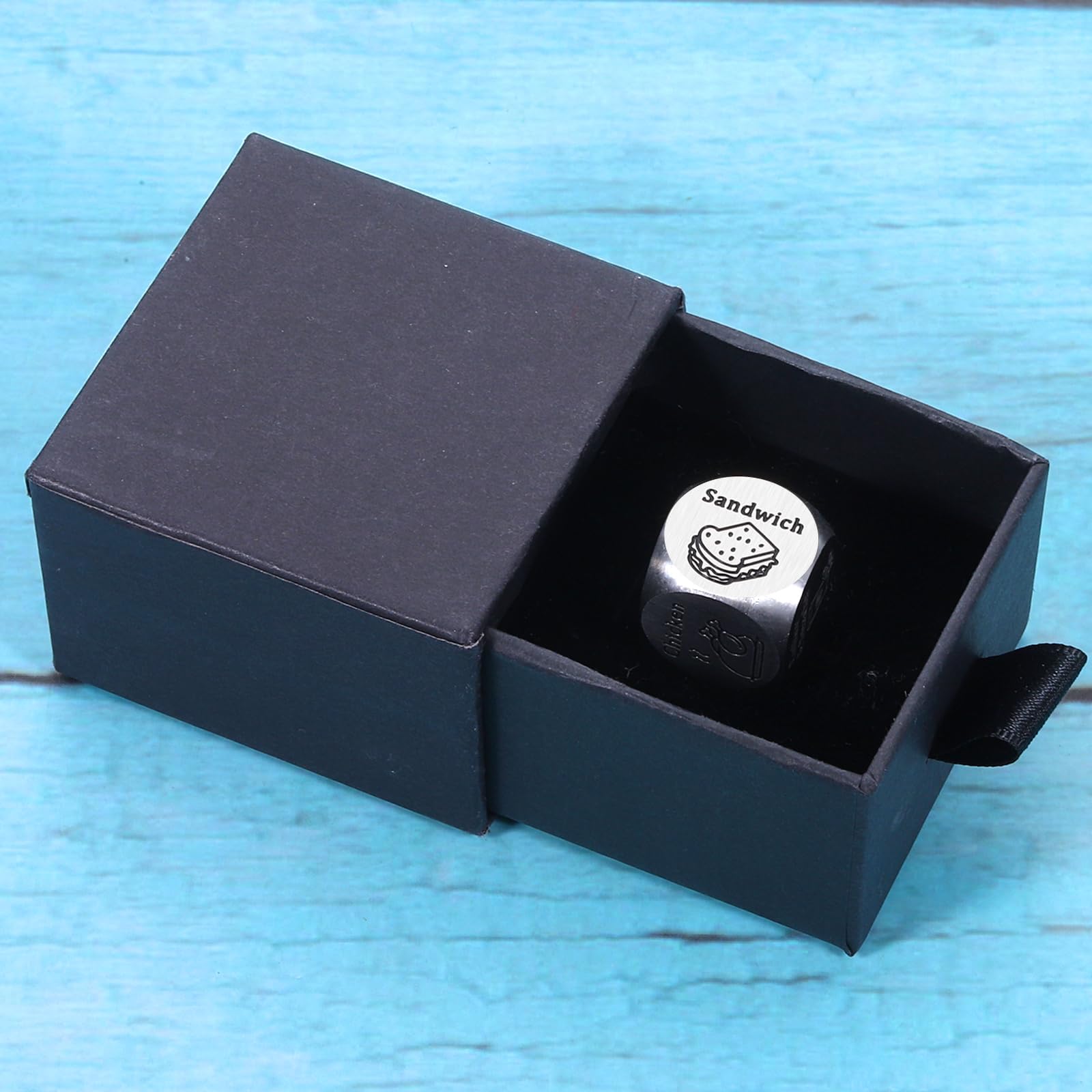 Food Decision Dice - Fun Iron Dice Game For Couples & Anniversary Gifts