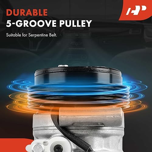 Miniatura 4 de A-Premium Compresor de aire acondicionado con embrague compatible con Suzuki SX4 2007 2008 2009, 2.0L