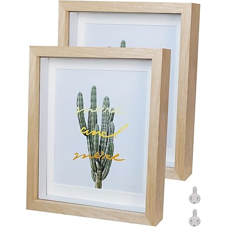 3D Bilderrahmen A4 Mit 3,5cm Tiefe - Vitrinenrahmen Für Medaillen & Erinnerungen In Weiß