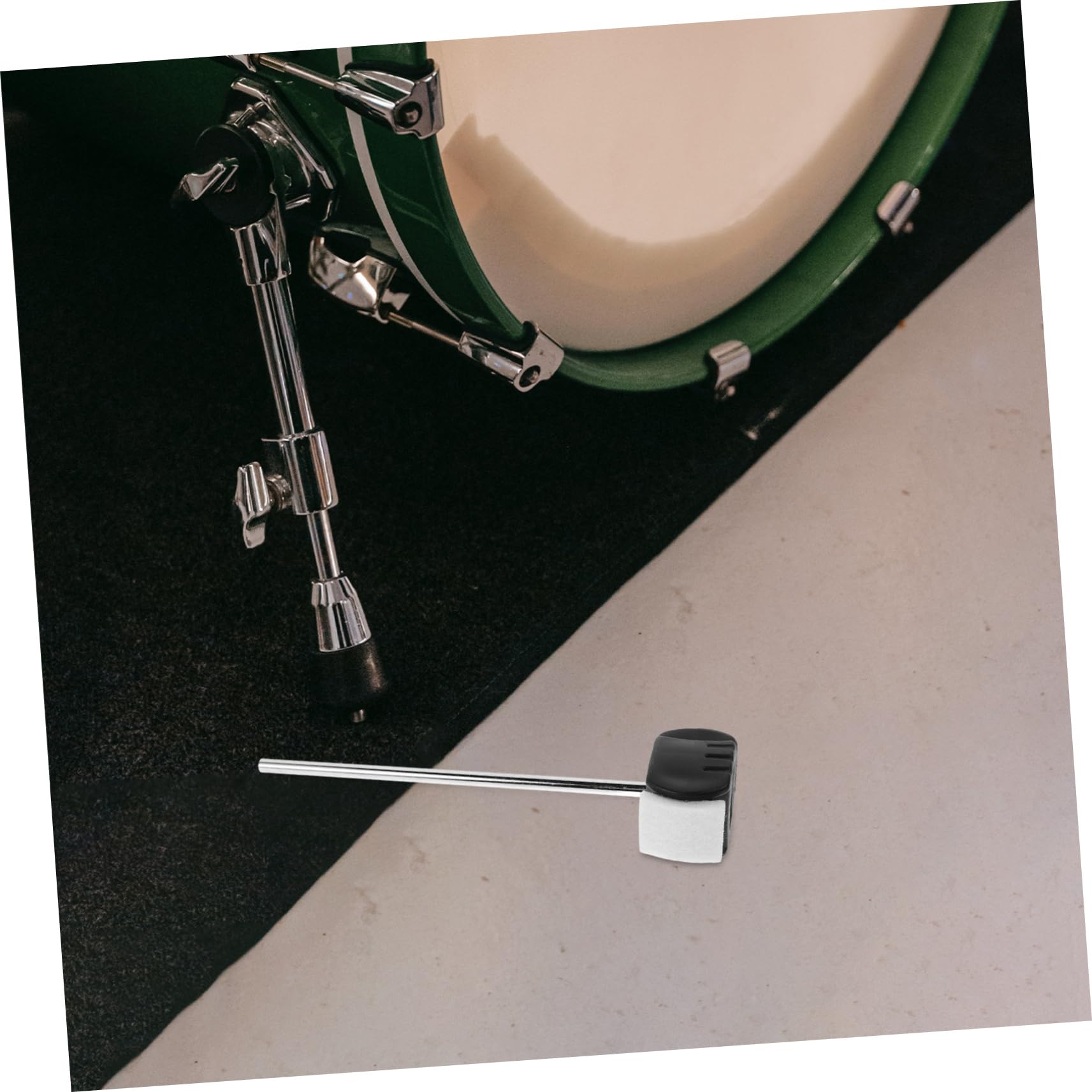 COSMEVIVI Drum Pedal Hammer Stainless Steel Bass Drum Pedal Beater Replacement Part for Drumming Accessories