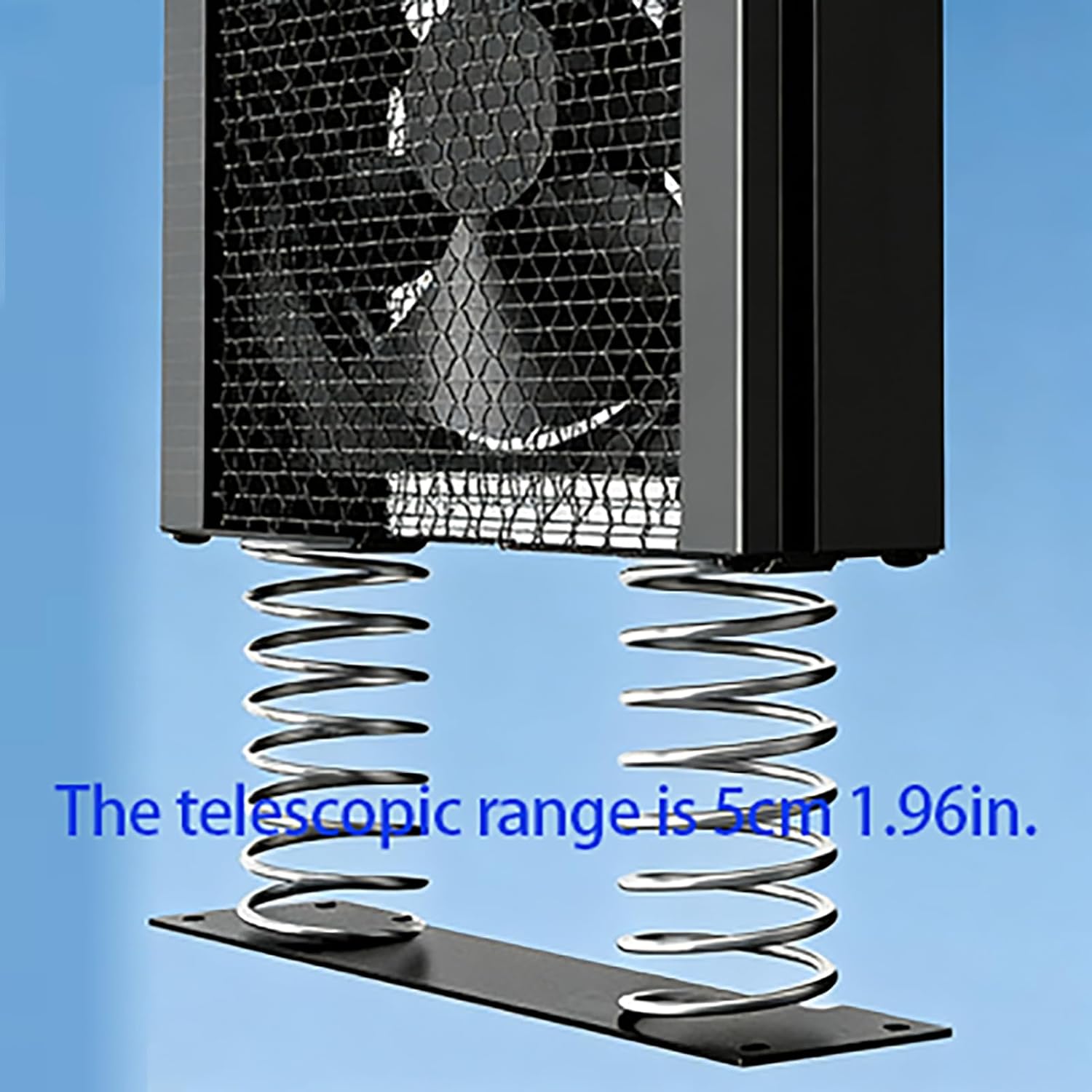 Window Exhaust Fan, Window Fan for Ventilation, PVC Material, Easy Install on Window Frame Edge Without Blocking Window Operation (29.53-31.5in)