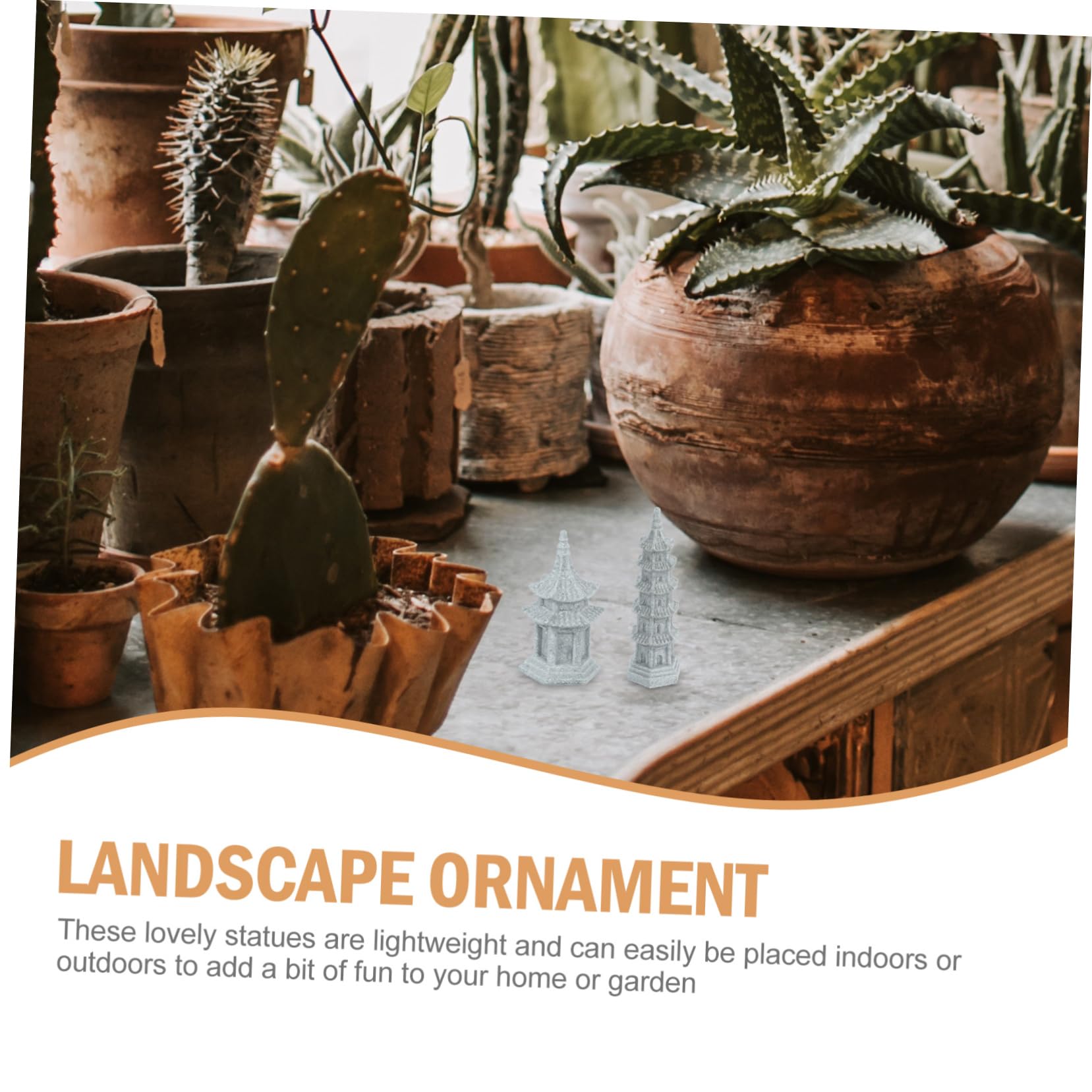 TOYANDONA 3 Set Miniatura per Decorazioni per Paesaggio con Padiglione Simulato Bonsai per Decorare Casa E Ufficio 3 Pezzi * 3