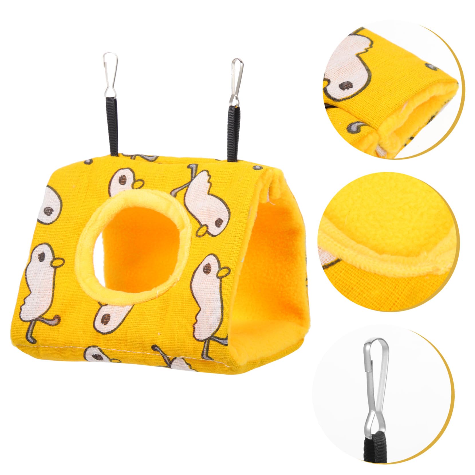BESPORTBLE 5pezzi Hammock per Uccelli Nido Confortevole per Pappagalli e Piccoli Uccelli Accessorio per Volatili Traspirante e Resistente per Inverno e attività Domestiche