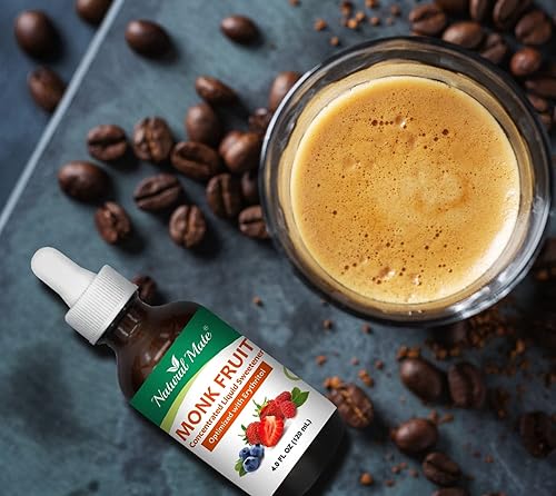 Miniatura 8 de Edulcorante líquido concentrado Monk Fruit (optimizado con eritritol), 1.33 fl oz