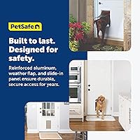 Vista 5 de Puerta de aluminio para mascotas PetSafe Freedom - Marco duradero - Pequeña, mediana, grande, extragrande