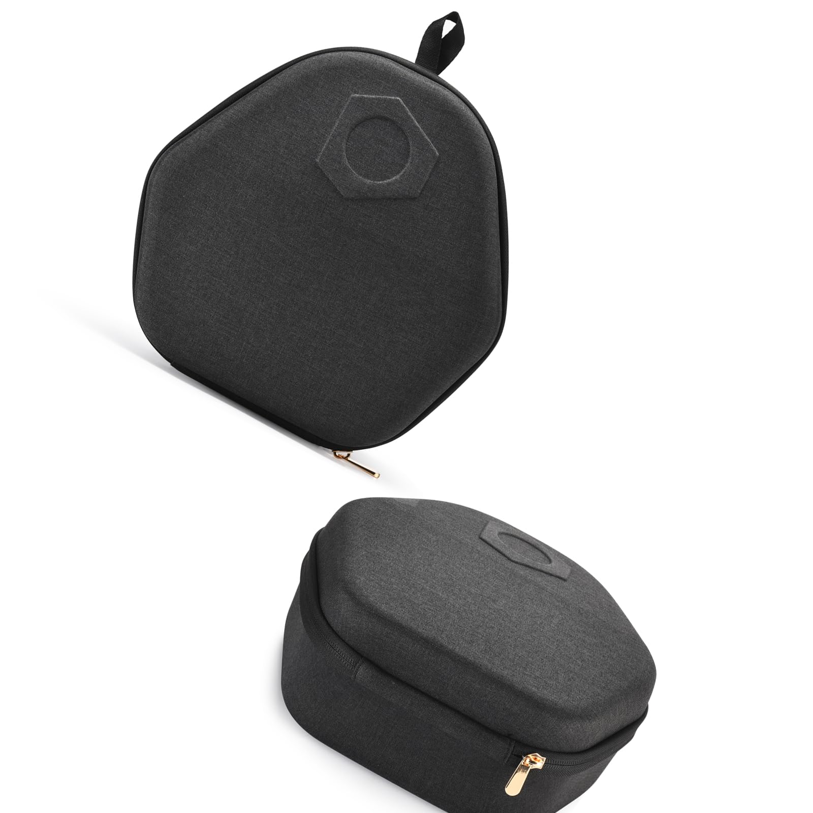 Custodia da viaggio per cuffie organizer ergonomico resistente alle vibrazioni interno e design con cerniera di facile accesso per il 2024