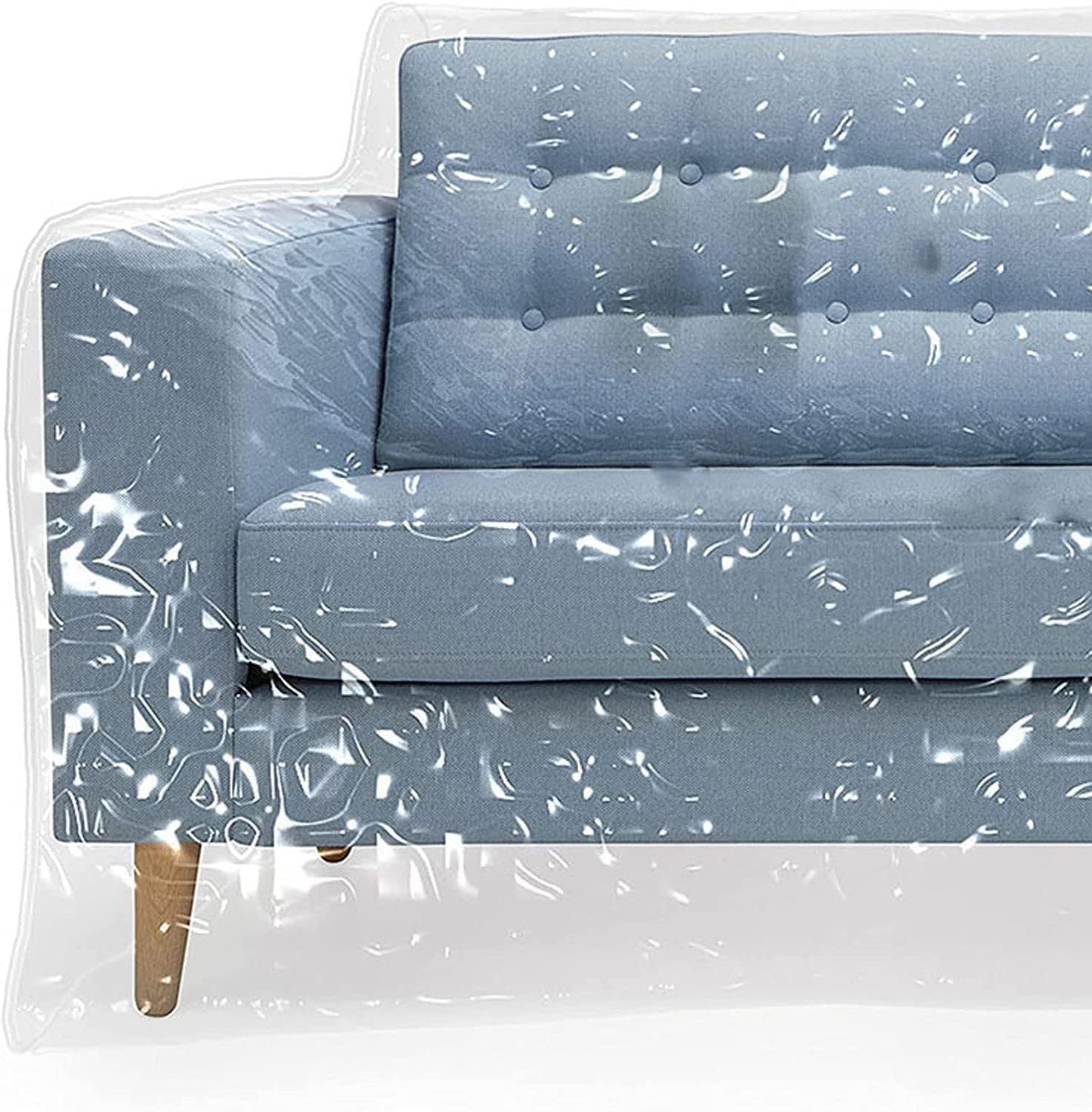 NEPHEW PVC Sofa Cover, Waterproof Sofa Slipcover Plastic