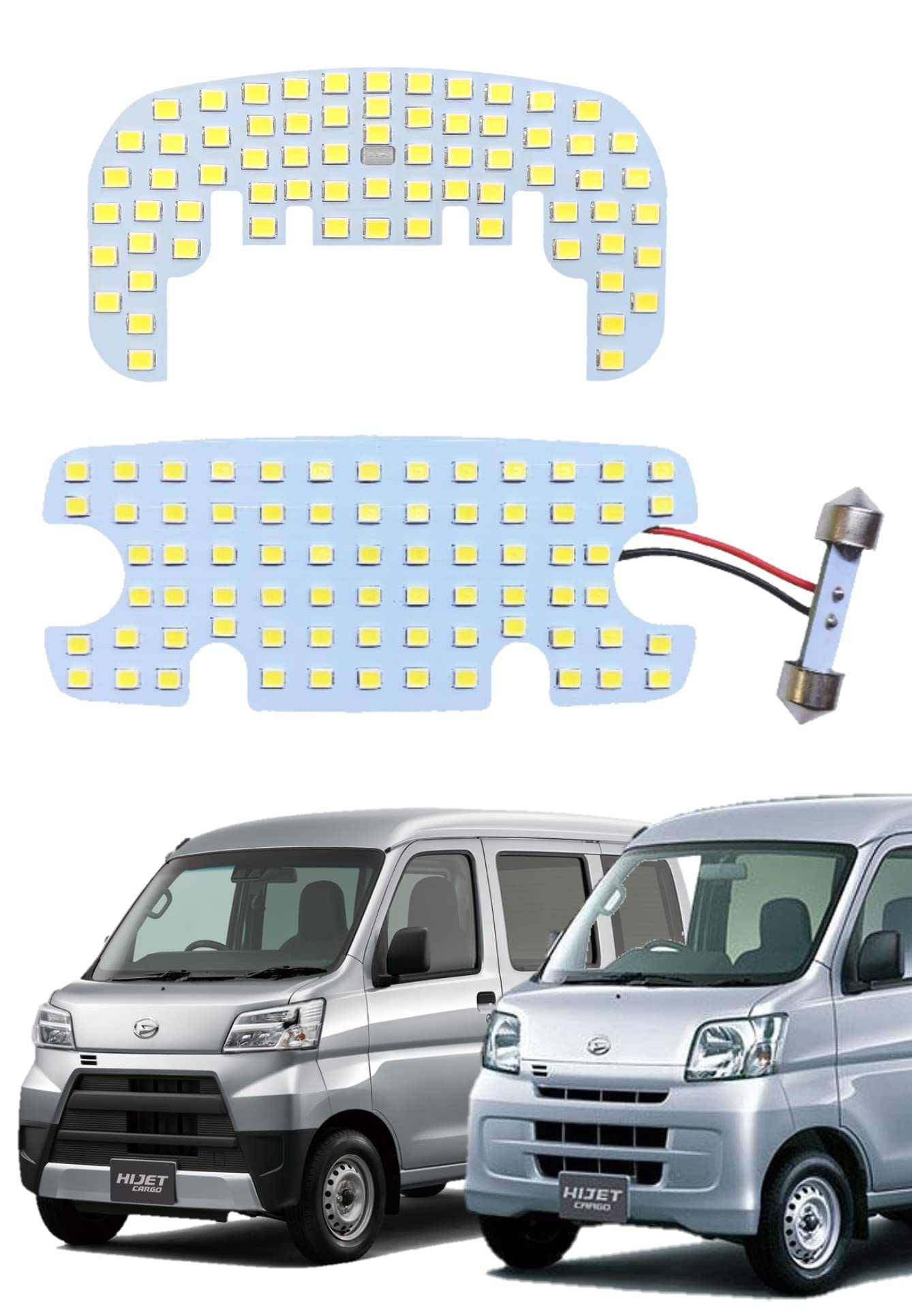 DAIHATSU純正部品ハイゼットカーゴドアガラスラン1台分