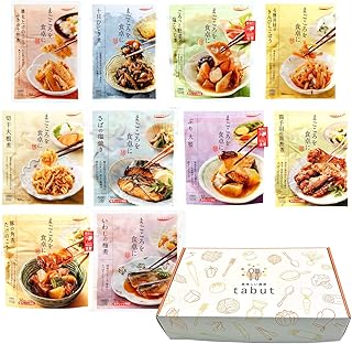 まごころを食卓に レトルト 食品 ギフト 詰め合わせ 和食 惣菜 10種セット お歳暮 贈答 国分 tabete 膳 魚 肉 野菜 おかず 常温保存 ギフト BOX入り プレゼント