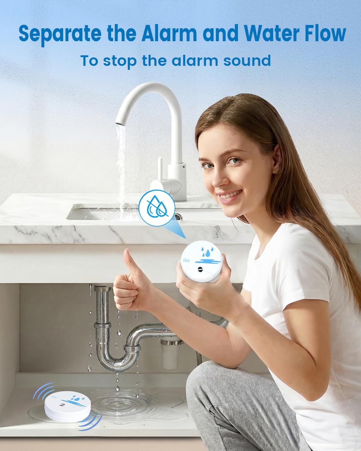 15 Pack Water Leak Detectors for Home