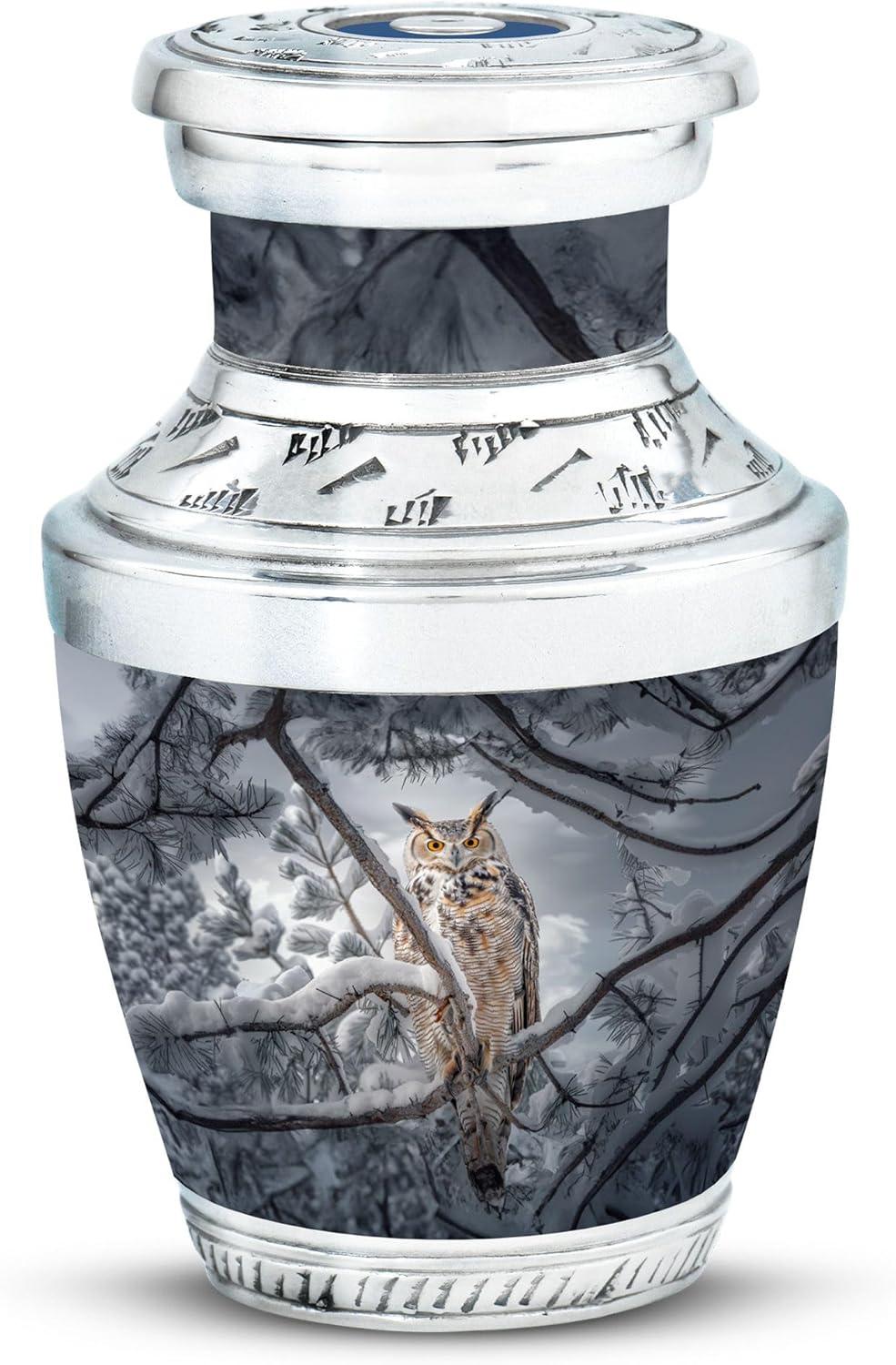 Owl Urns for Human Ashes - Mini Urns for Ashes - Funeral Urns for Adult Ashes Women - Adult Cremation Urns - Cremation Urn for Human Ashes (3 inch Pack of 1)